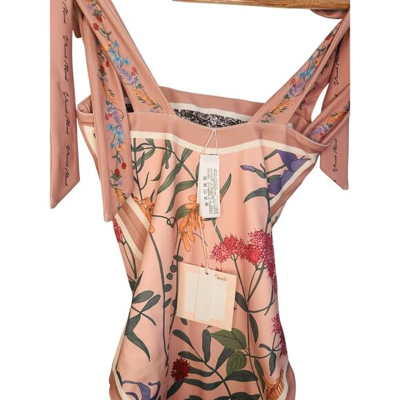 Visual Mood Reversible One Piece Swimsuit Women’s Small NWT – Tropical Print - Picture 11 of 16